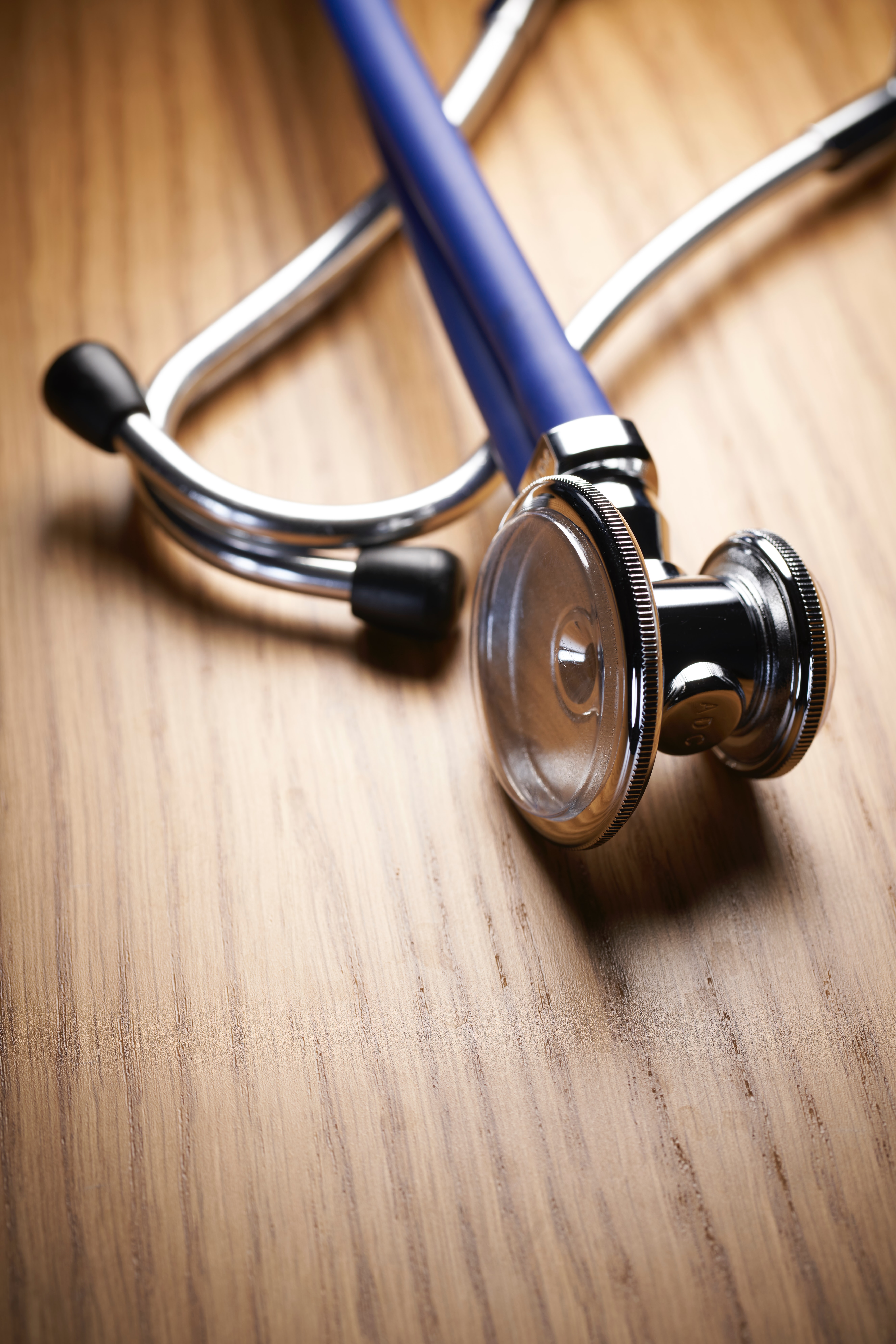 A stethoscope on a table